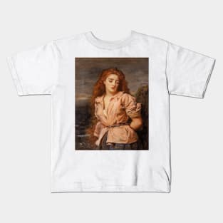 The Martyr of the Solway by John Everett Millais Kids T-Shirt